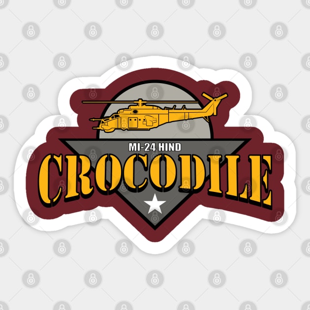 MI-24 Hind Crocodile Sticker by TCP